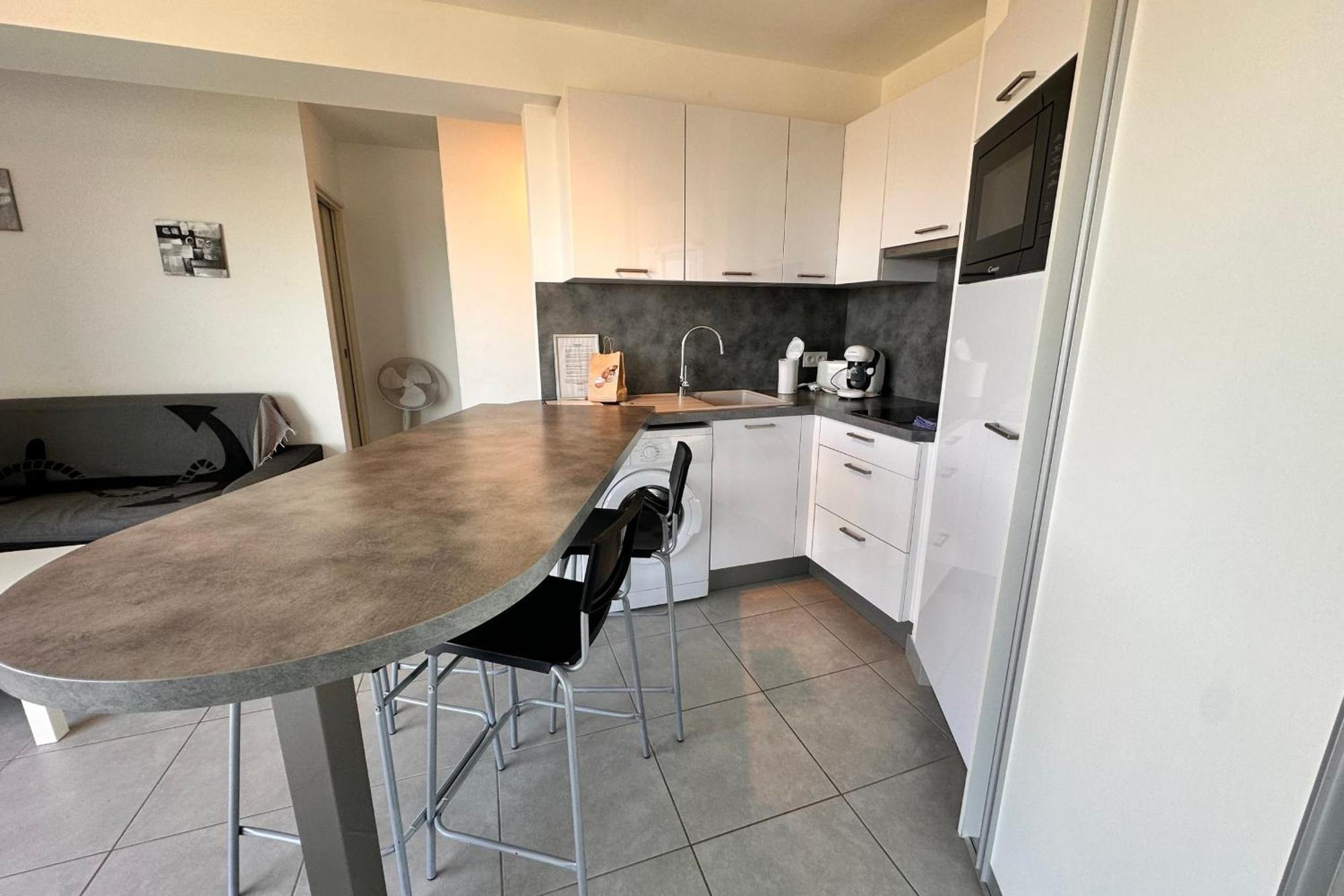 Les Pieds Dans Le Sable Appartement Vue Mer 1 Chambre 1 Cabine Le Grau-du-Roi Buitenkant foto